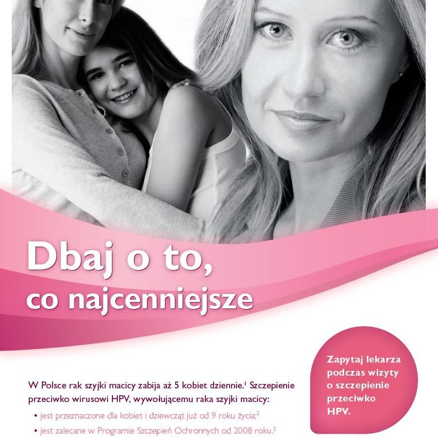 Plakat szczepienie HPV